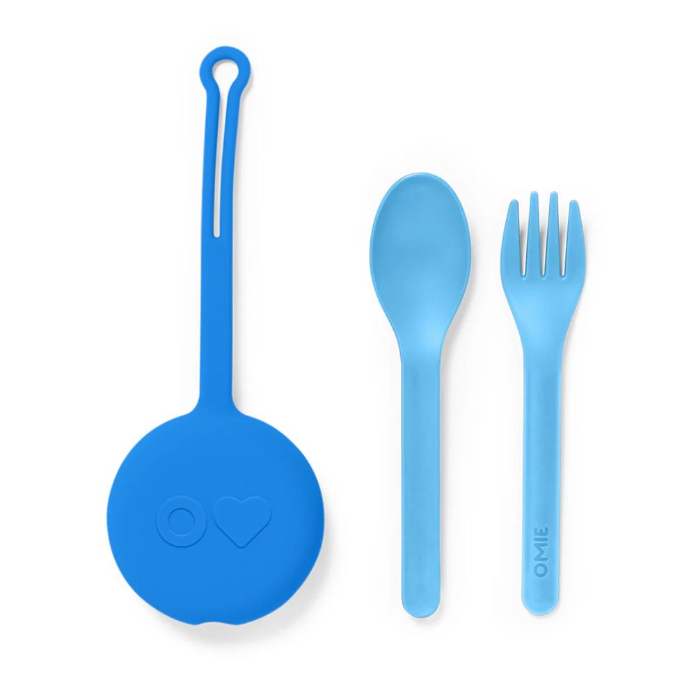 Omiebox - OmiePod & Utensil Set Capri Blue
