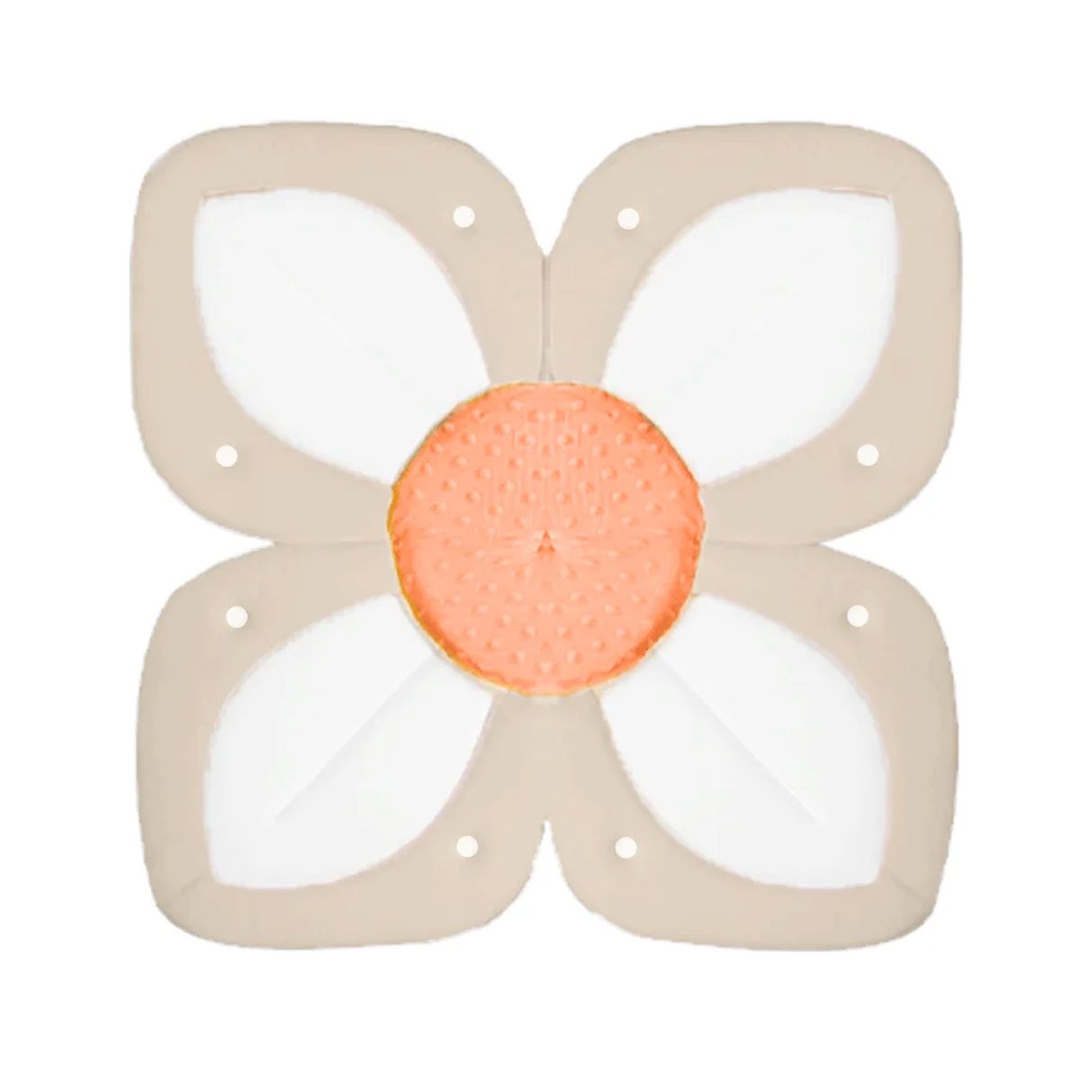 Blooming Bath Lotus with Snaps Cream/White/Clay