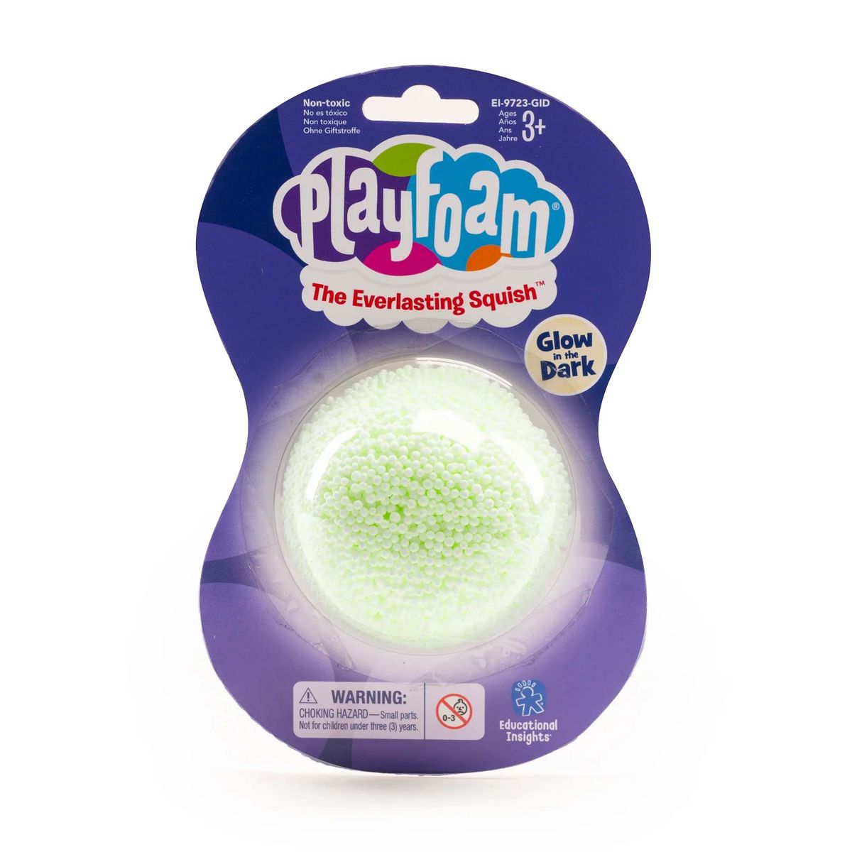 Educational Insights - Playfoam - Glow In The Dark - Green