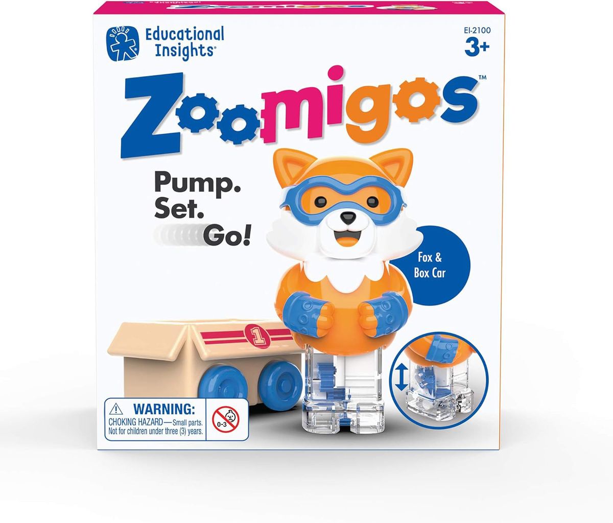 Educational Insights - Zoomigos Fox & Box Car