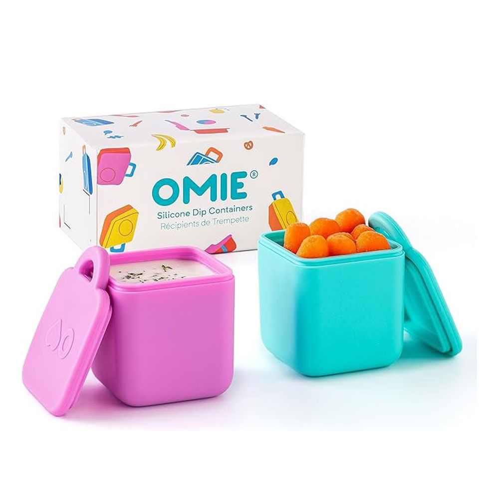 Omiebox - OmieDip 2 pcs - Pink & Teal