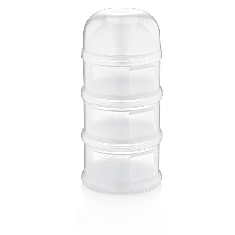 Babyjem -  Layered Powder & Food Container - White
