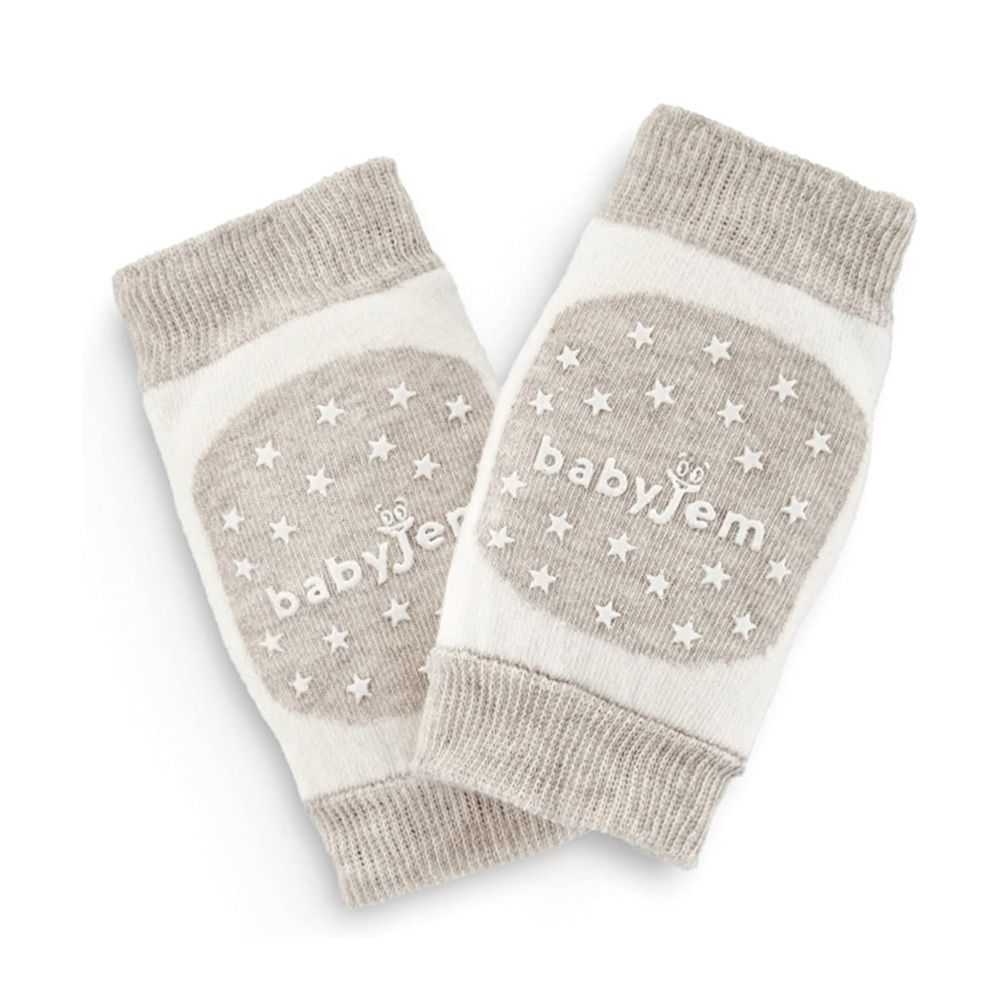 Babyjem - Knitted Crawling Knee Pad - Beige