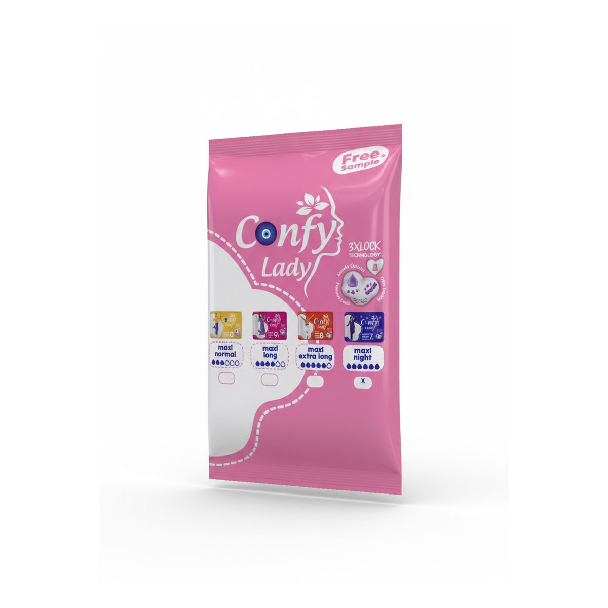 Confy - Free Sample Lady Maxi Night - 1 pcs