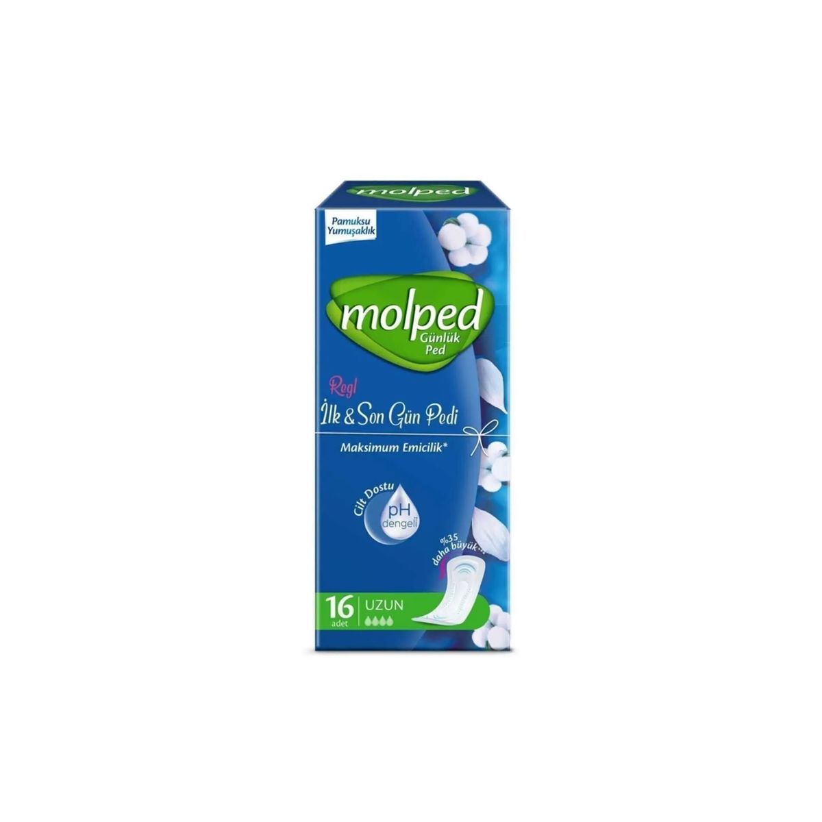 Molped - Pantyliner Long 16 Pads
