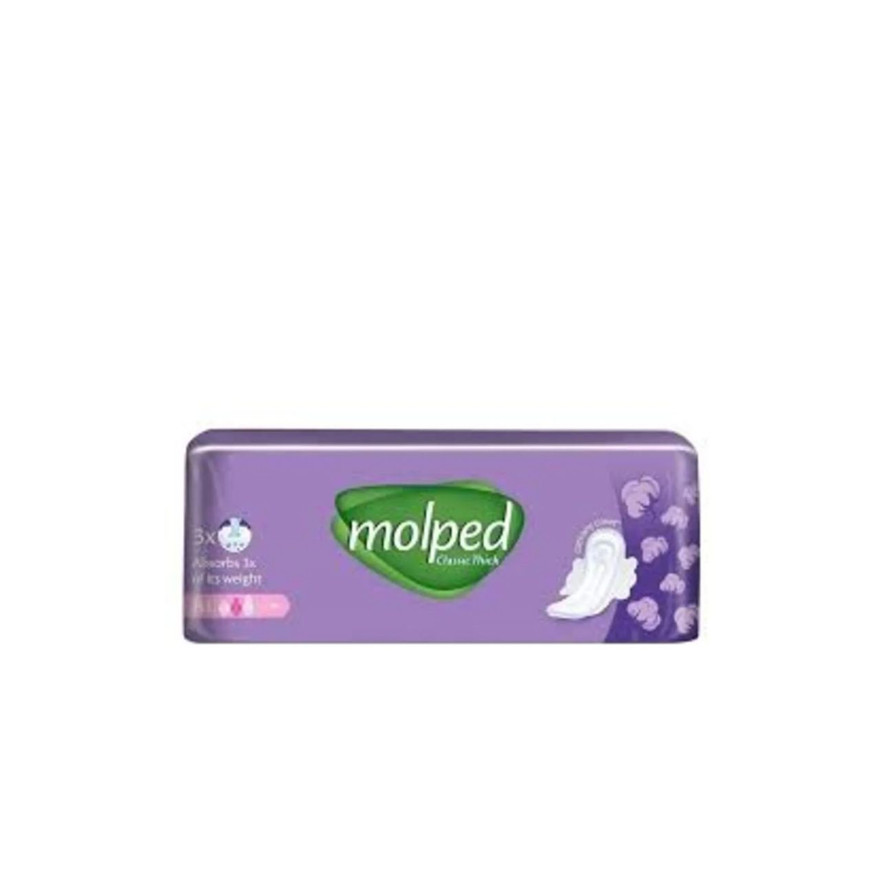 Molped - Classic Thick Absorbs 3X Long - 8 Pads