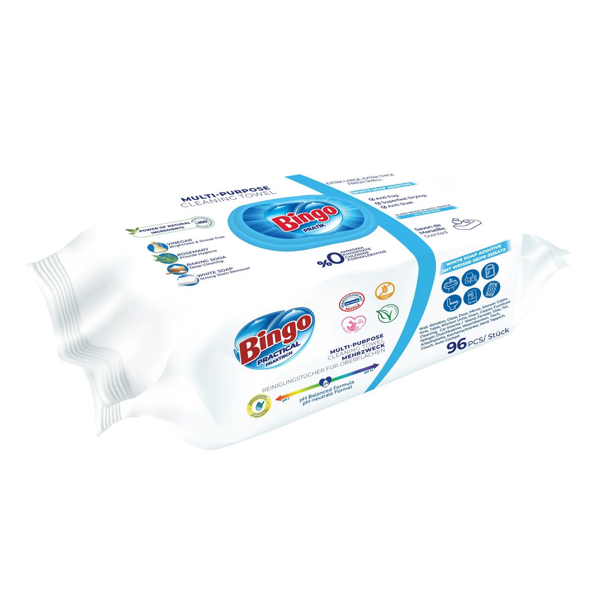 Bingo - Multi-purpose Surface Cleaning Towel - 96 Pcs - Savo De Marseille