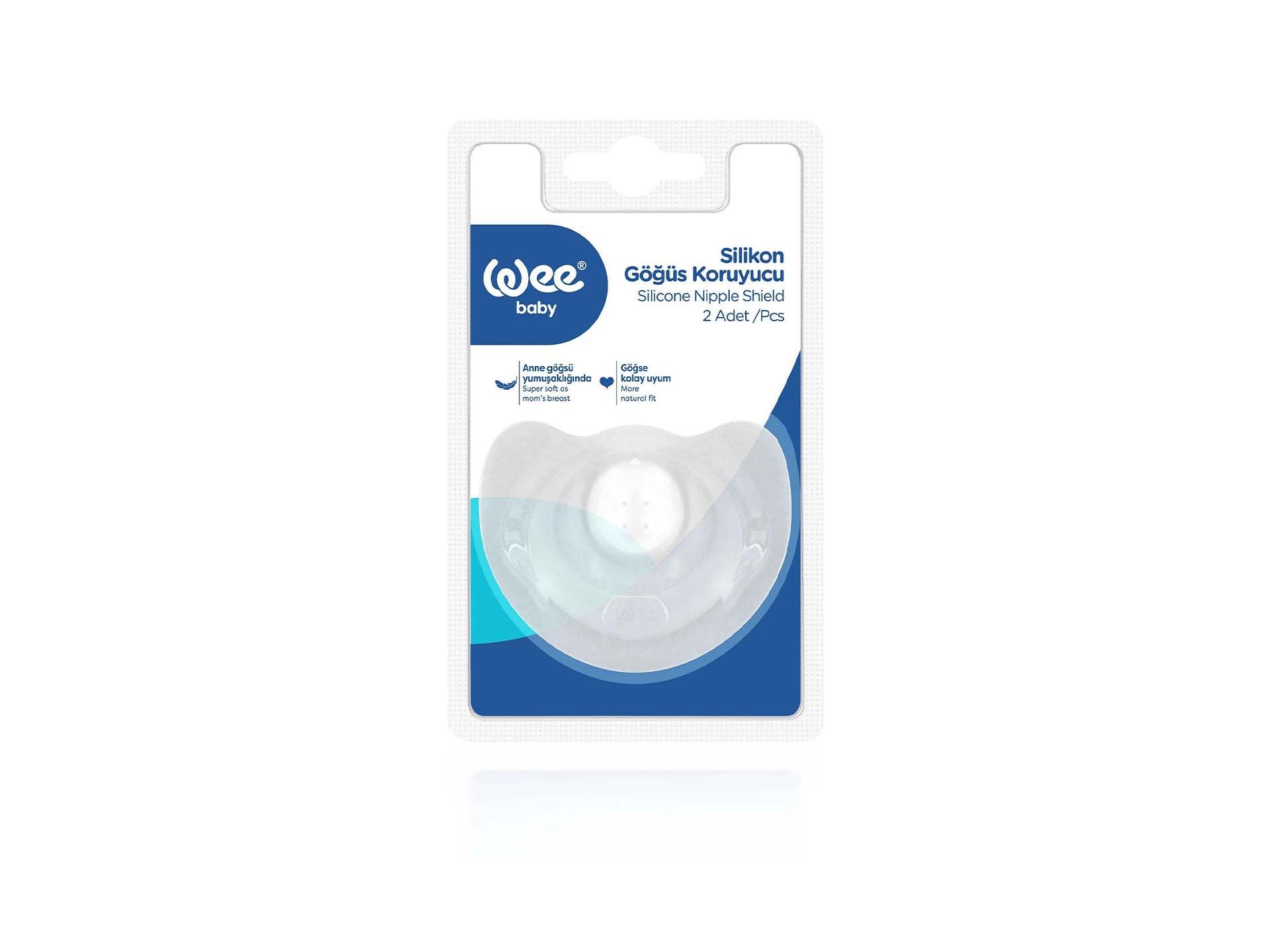 Wee Baby - Silicone Breast Protector 2-Pack
