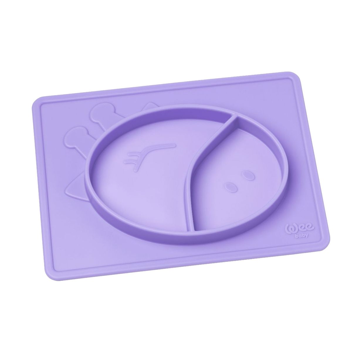wee baby - Silicone Placemat Plate - Purple