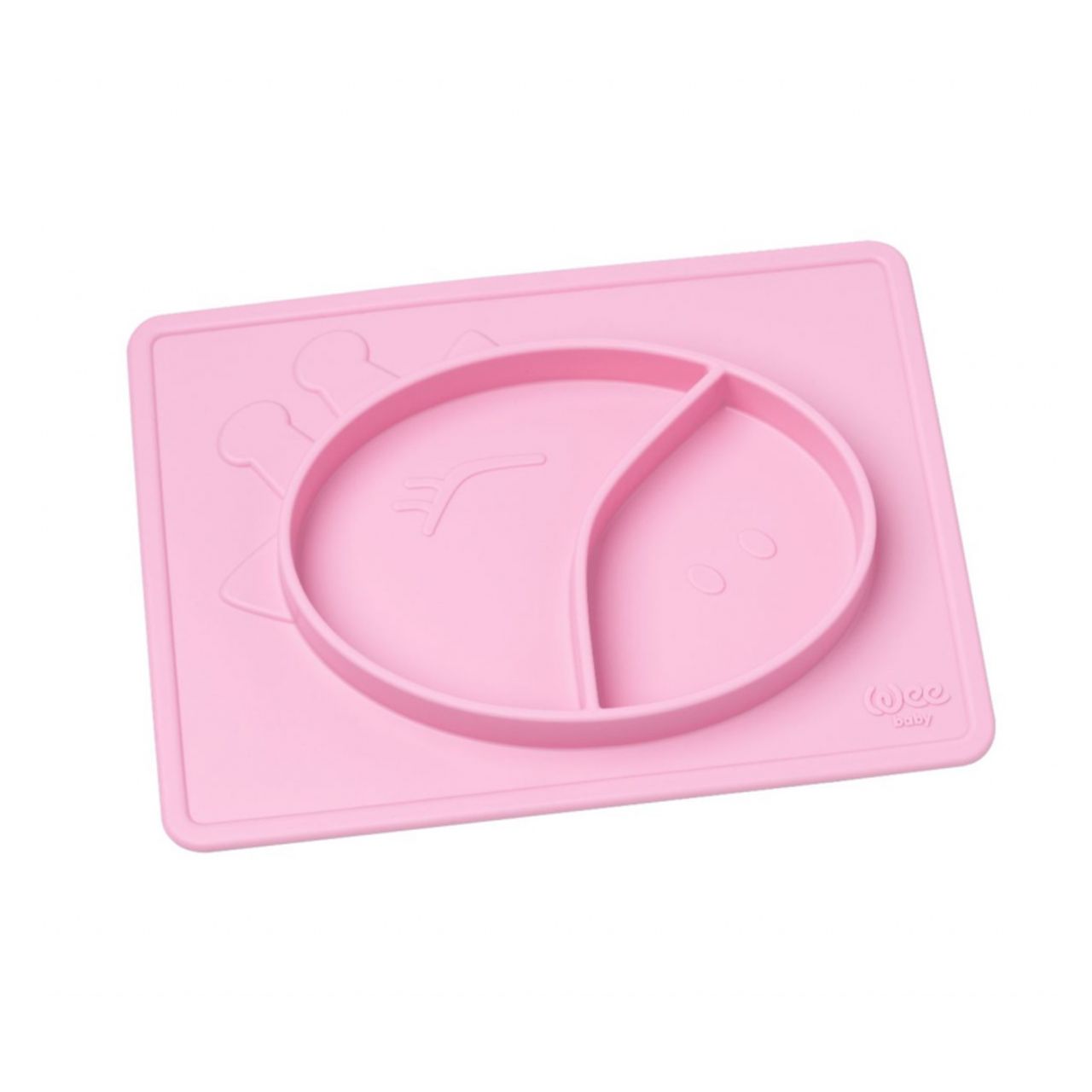 wee baby - Silicone Placemat Plate - Pink