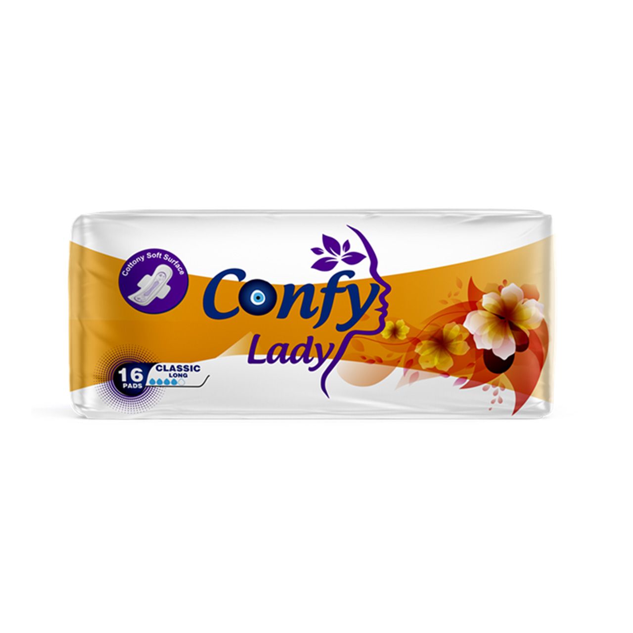 Confy - Lady - Classic Long - 16 Pads