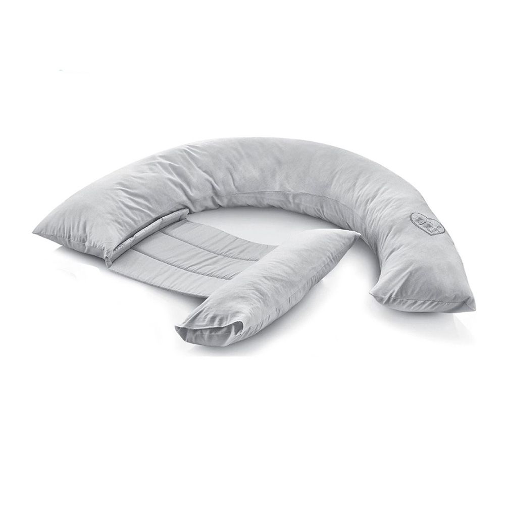 BabyJem - Pregnancy Back Support & Feeding Pillow - Grey