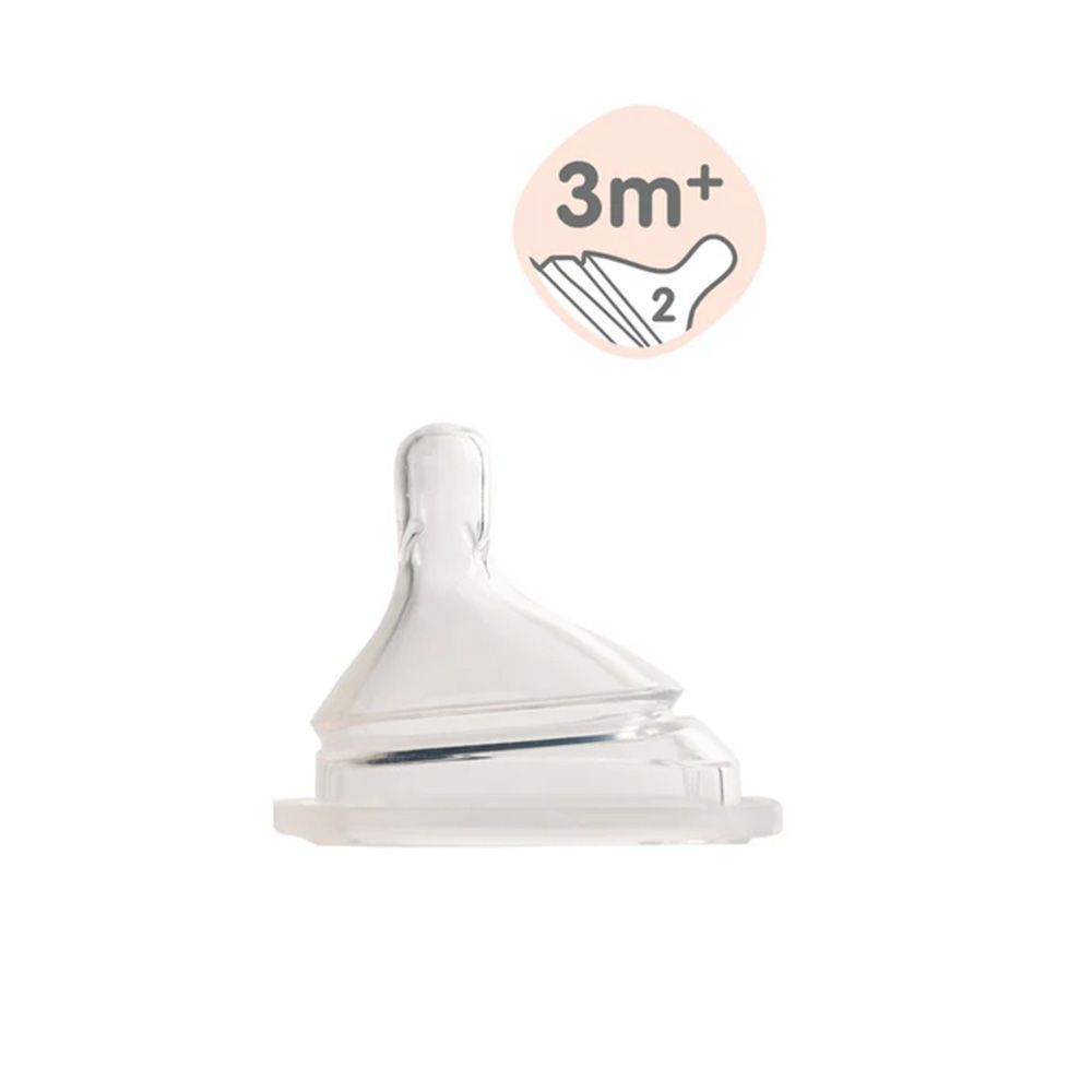 Hegen -Teat Extra meduim Flow, 2-Pack, 3m+