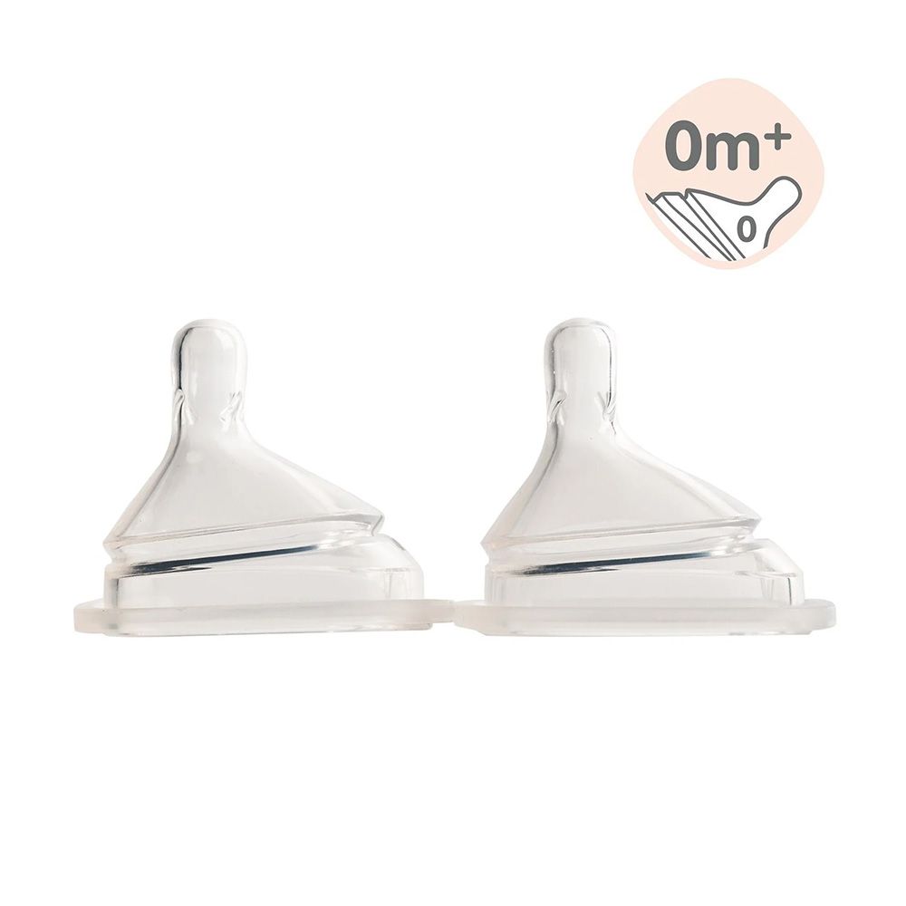 Hegen -Teat Extra Slow Flow, 2-Pack, 1m+