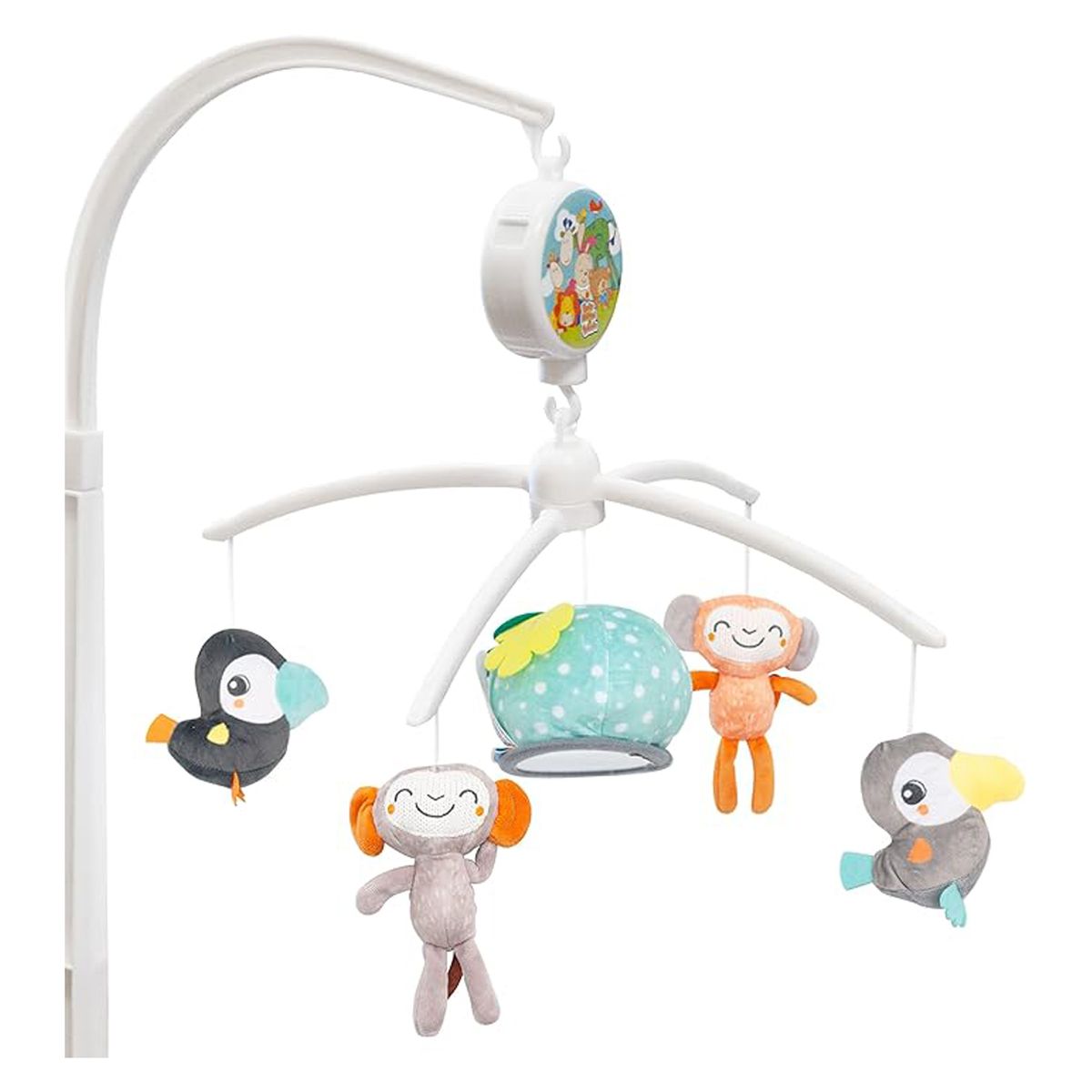 Moon - Jungle Friends Musical Mobile Baby Soft Toy