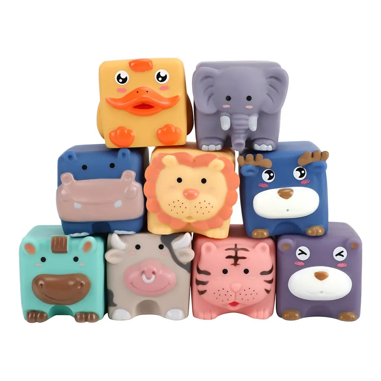 Moon - Building Blocks Educational Toy - Animal - 9pc
