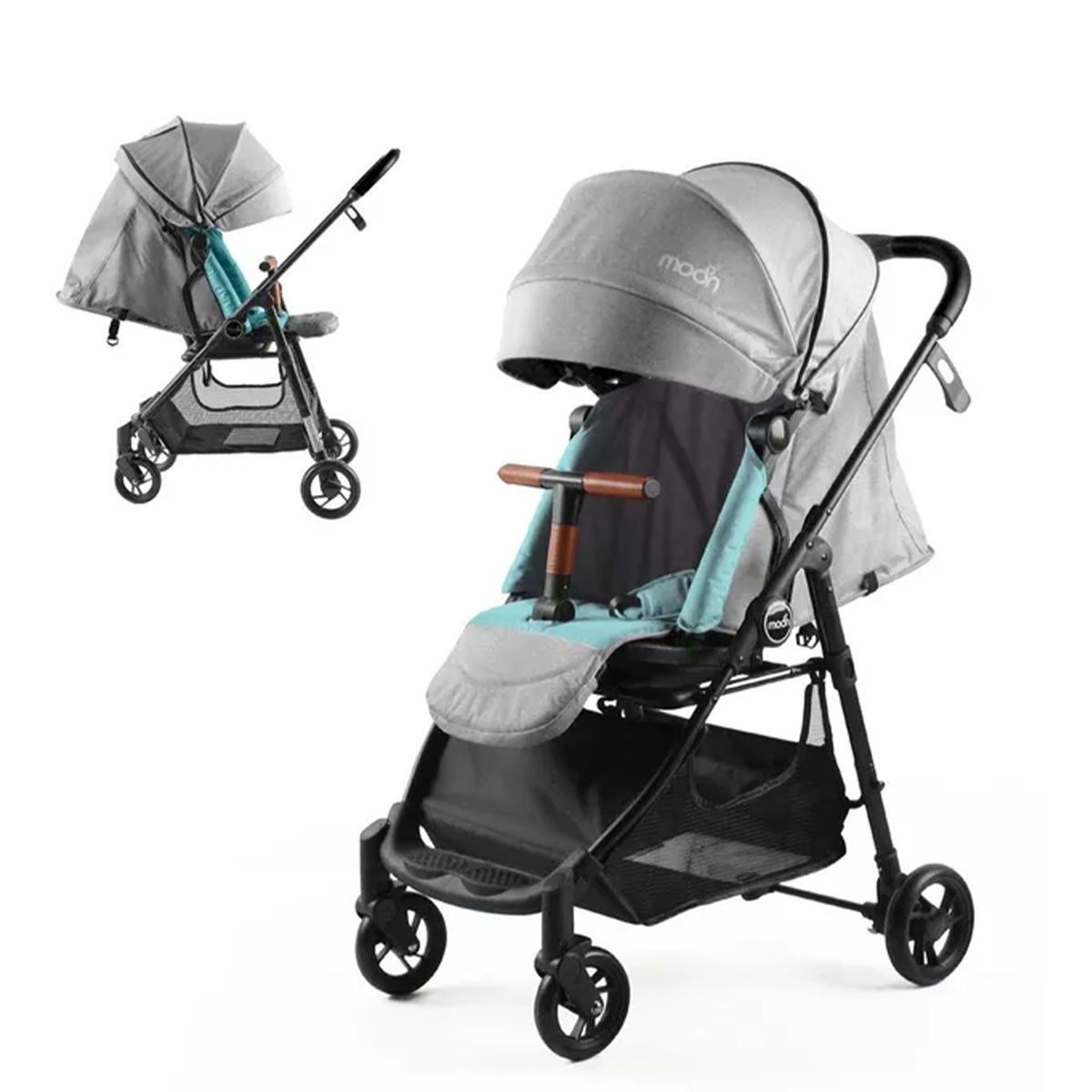 Moon - Revo 360 Rotating Stroller - 0-3 years - Gray