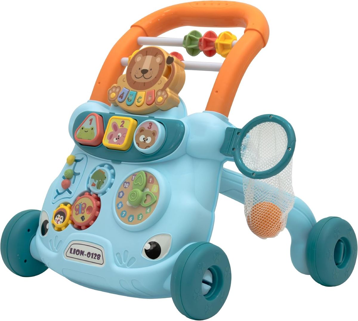 مون - مشاية نشاط متعددة الوظائف - 18+ شهر - ازرق