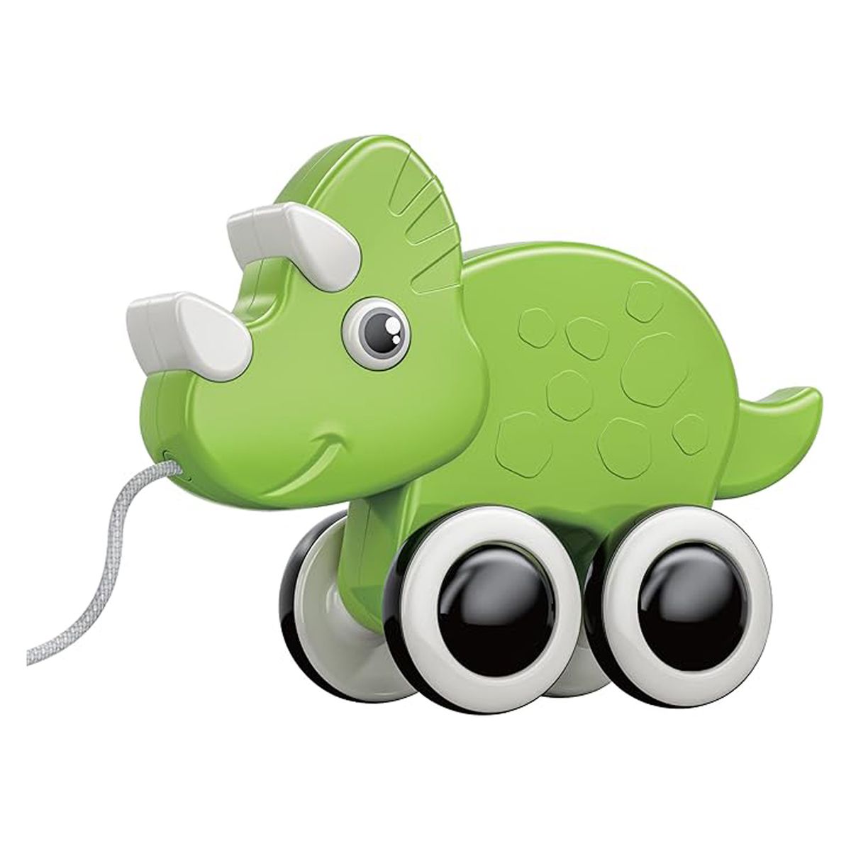 Moon - animal pull toy - rhino