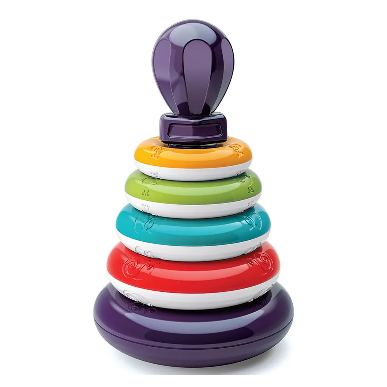Moon - Ring Tower Educational Tumbler Stacking Toy - 7pcs