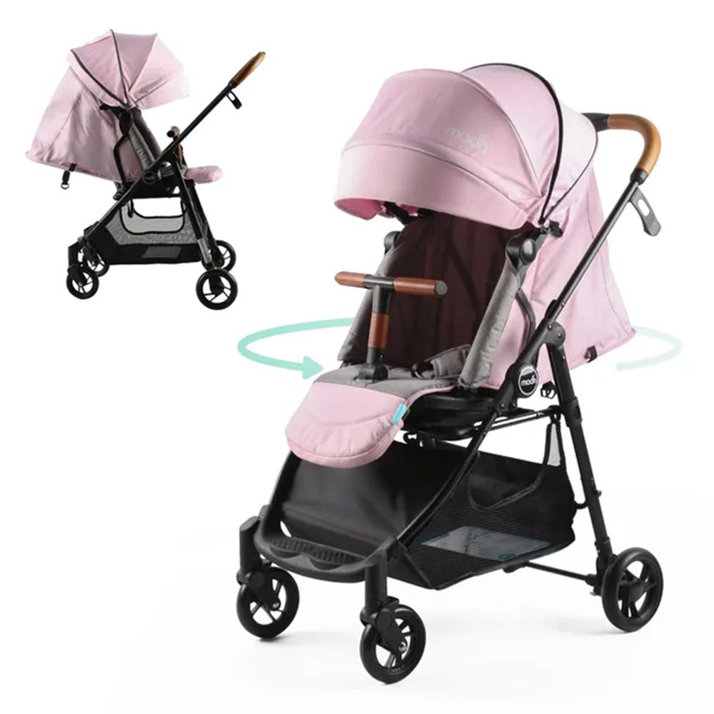 Moon - Revo 360 Rotating Stroller - 0-3 years - Pink