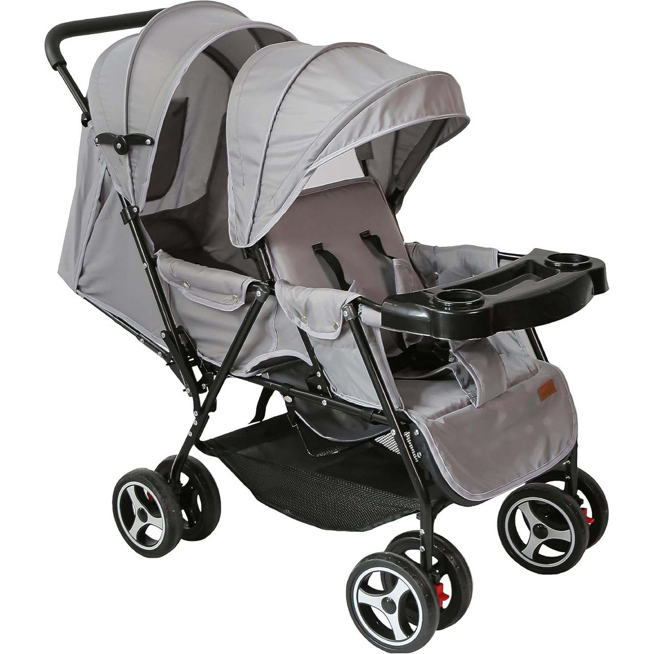 Moon - Magnum - Tandem Stroller - Light Grey