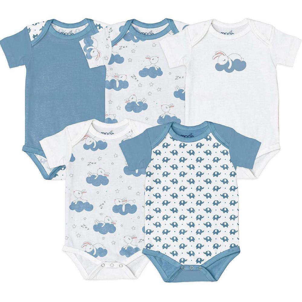 Moon - Baby Body Suit Set 6-9 months 5 pcs - Boys