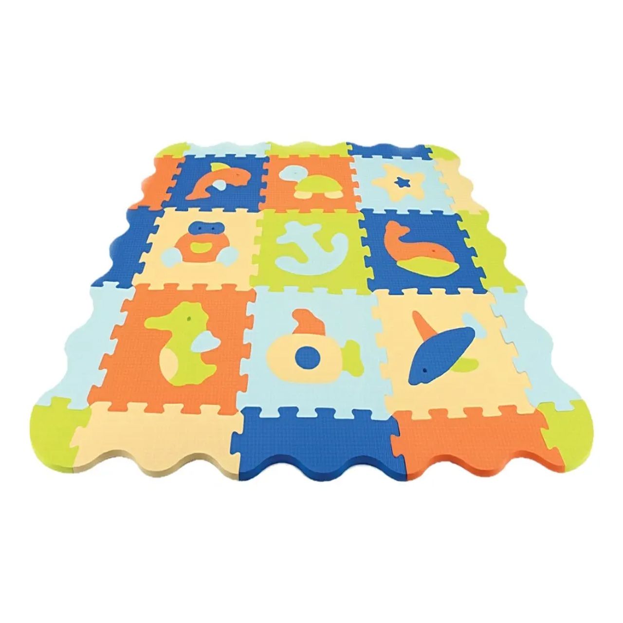 Moon - Puzzle Activity Floor Mat - Ocean World - 9pcs