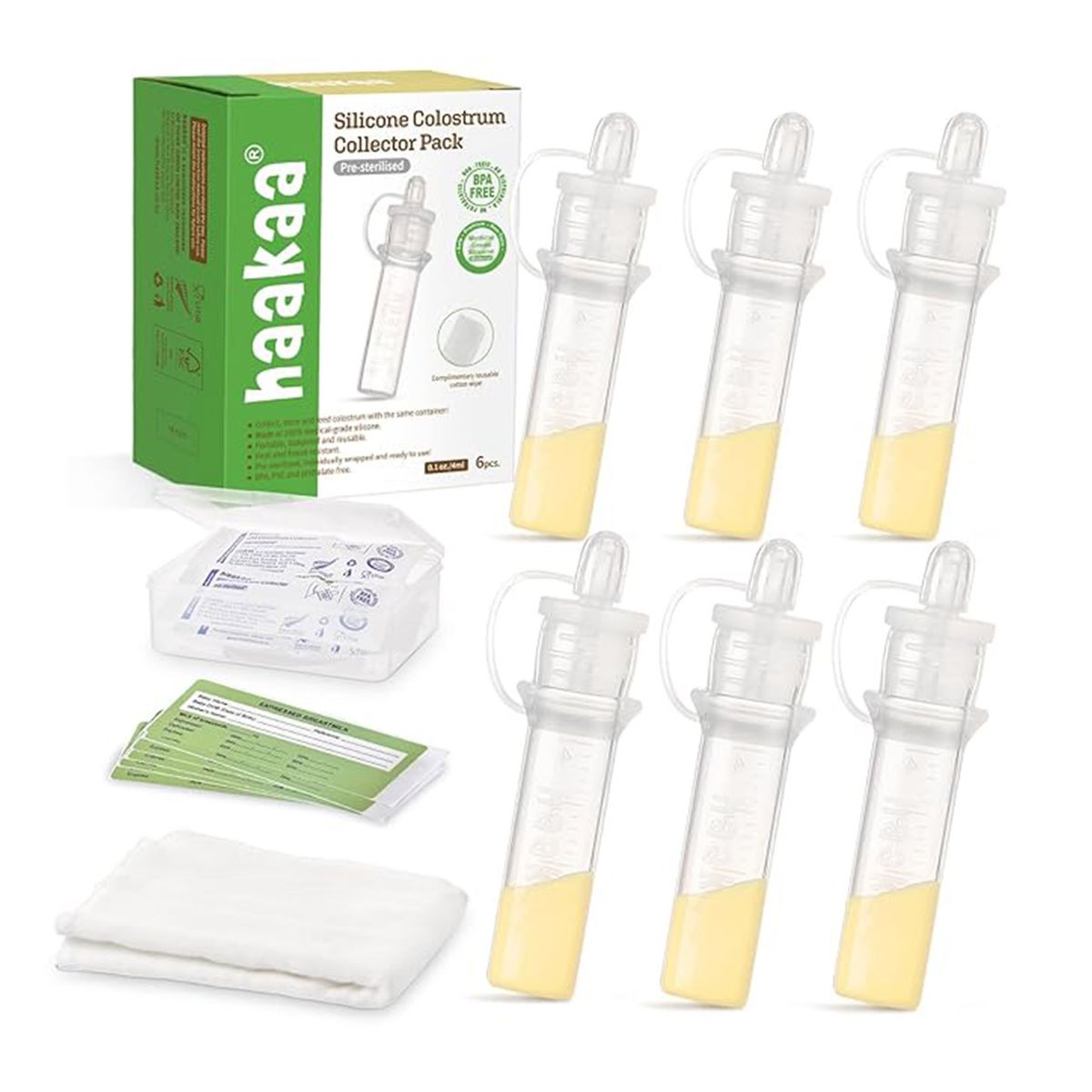 Haakaa - Silicone Colostrum Collector - 6 pcs
