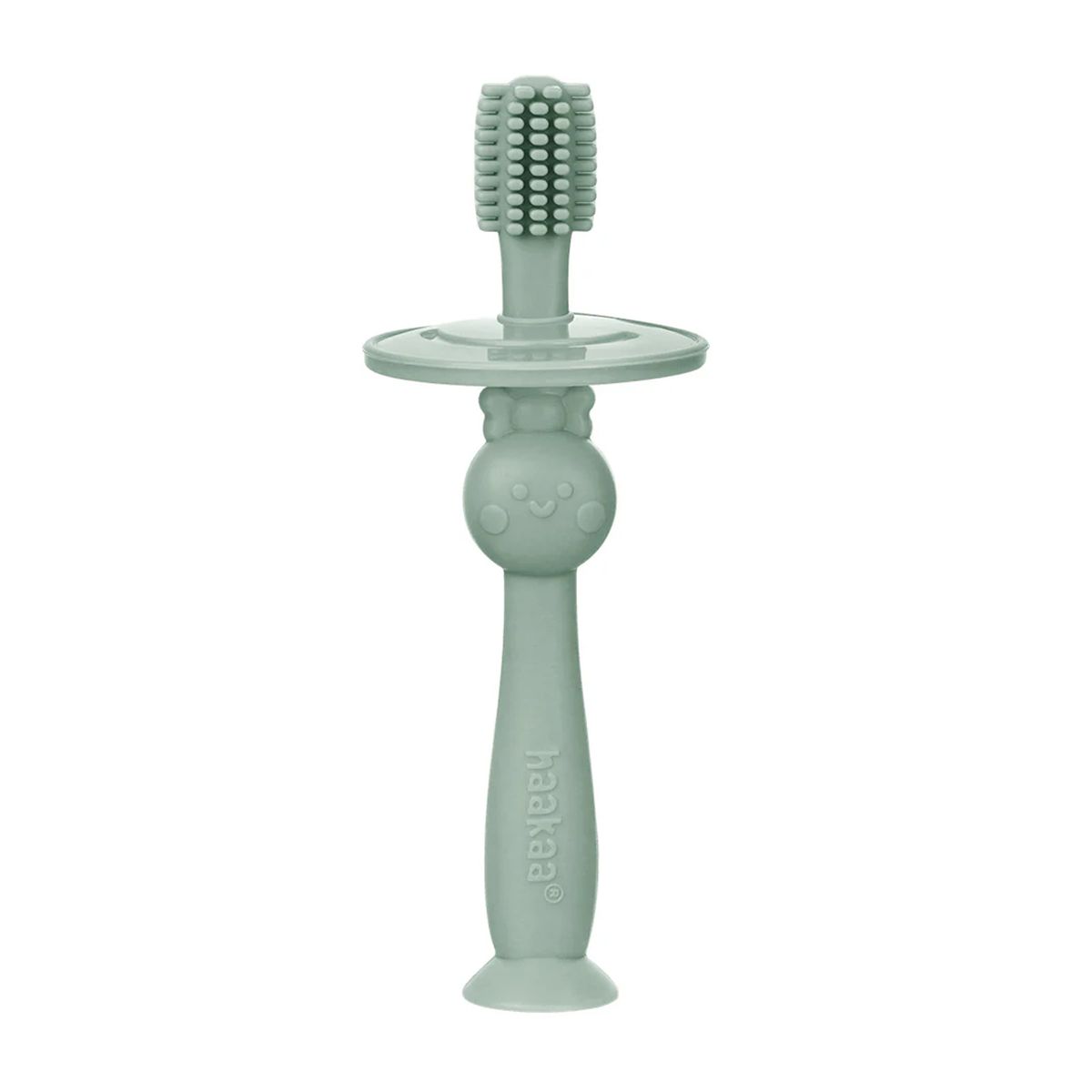Haakaa -  Silicone Toothbrush 360 - Pea Green