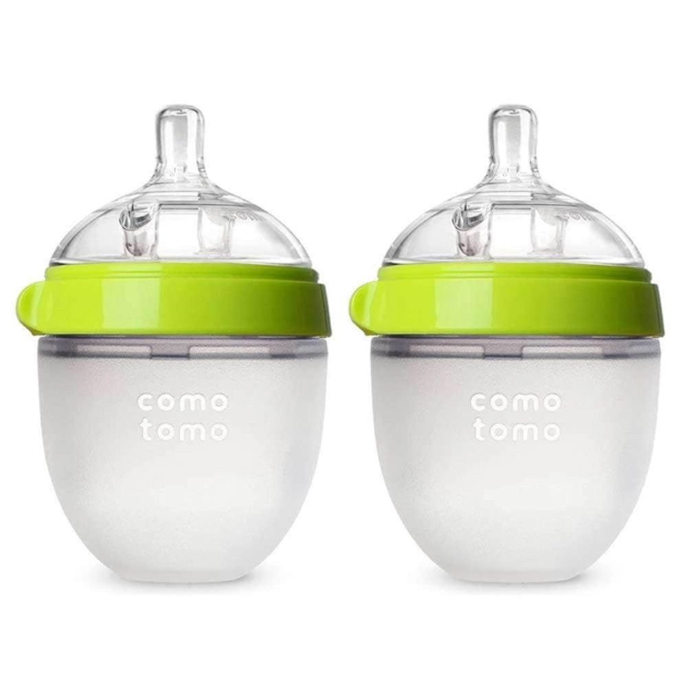 Comotomo - Natural Feel Baby Feeding Bottle 150 ml 2 pcs - Green