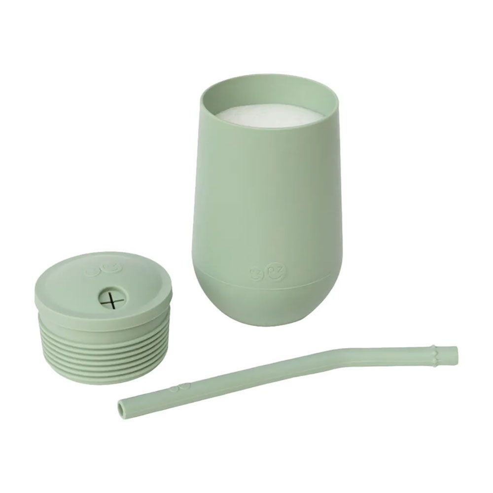 Ezpz - Happy Cup & Straw System - Sage