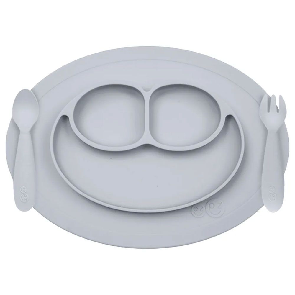 Ezpz - Mini Feeding Set - Pewter