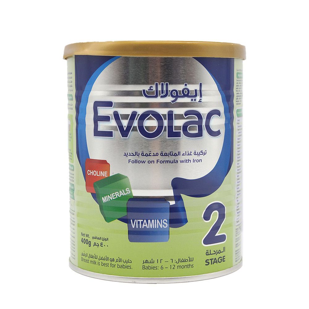 Evolac - Baby Milk Powder - 400g - Stage2 - 6-12m 