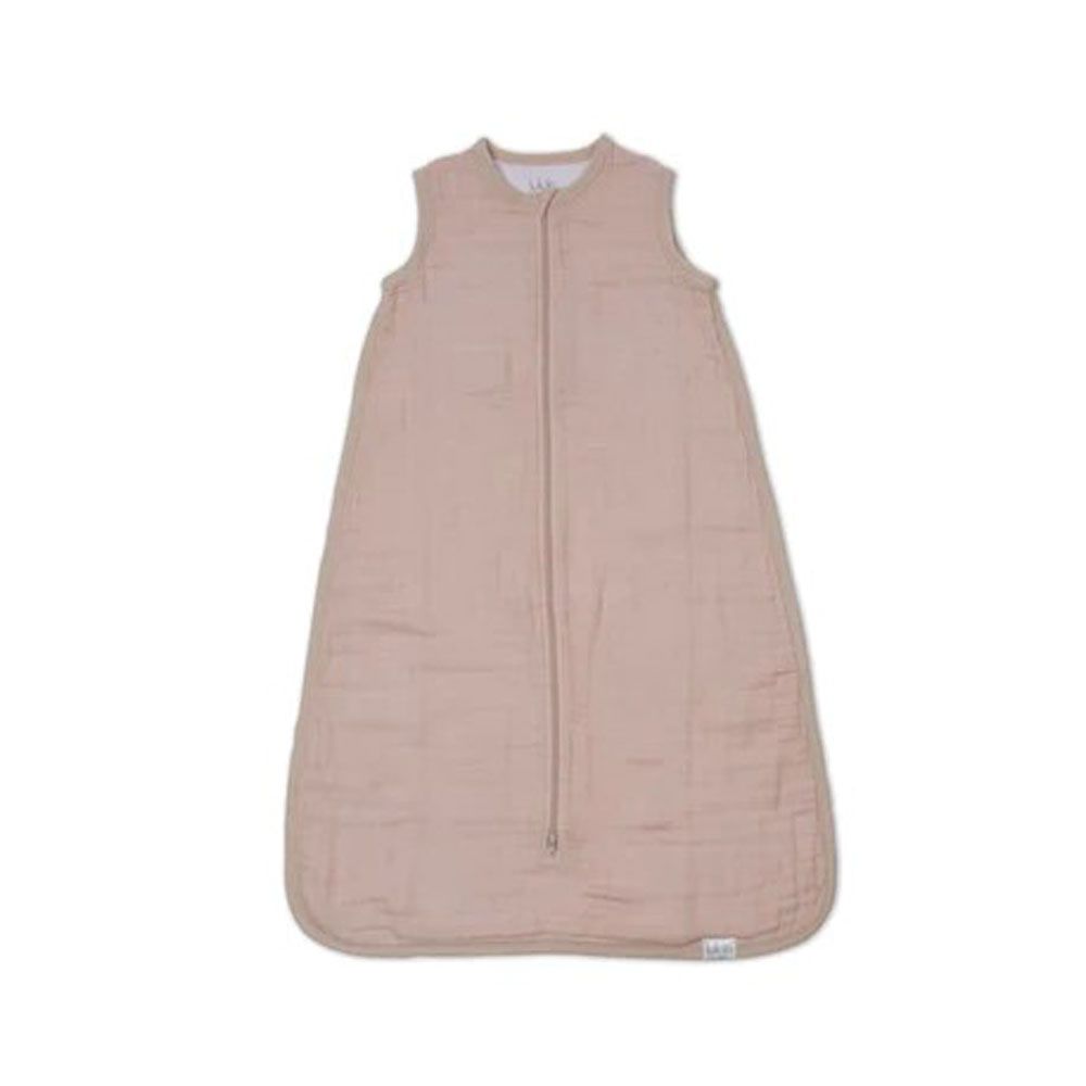 Lulujo -Muslin Sleep Sac - Sand - Size 12-18 m