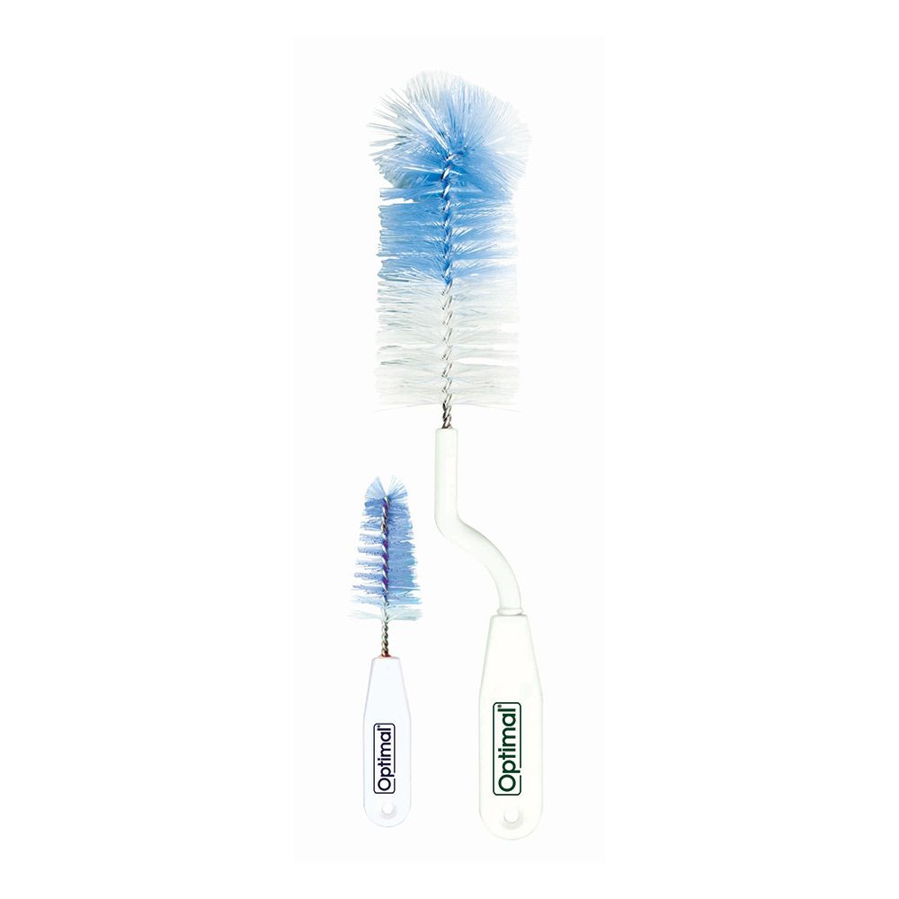 Optimal Rotary bottle and nipple brush - Blue