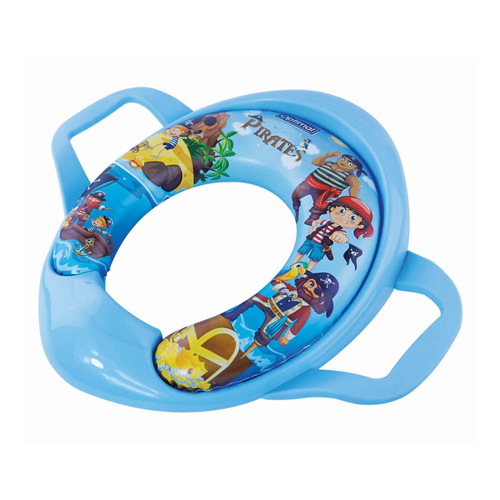 Optimal soft seat for baby toilet training - Blue