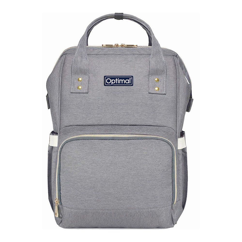 Optimal baby diaper bag - Grey