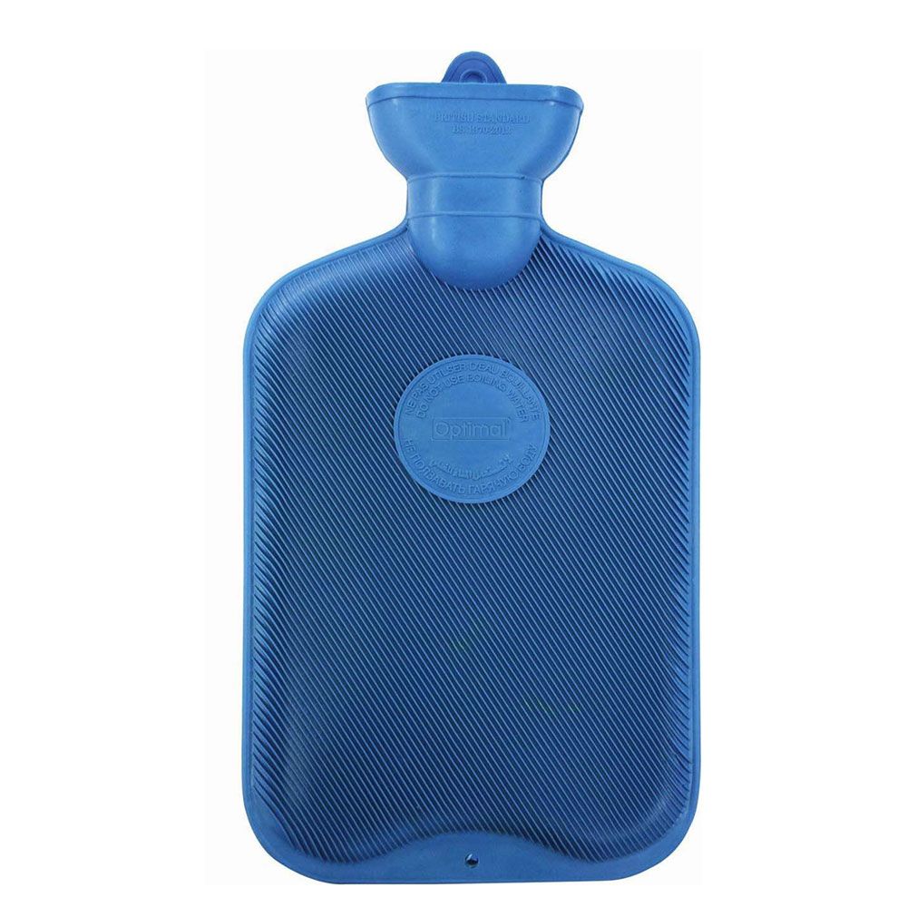 optimal - Rubber hot water bag - Blue