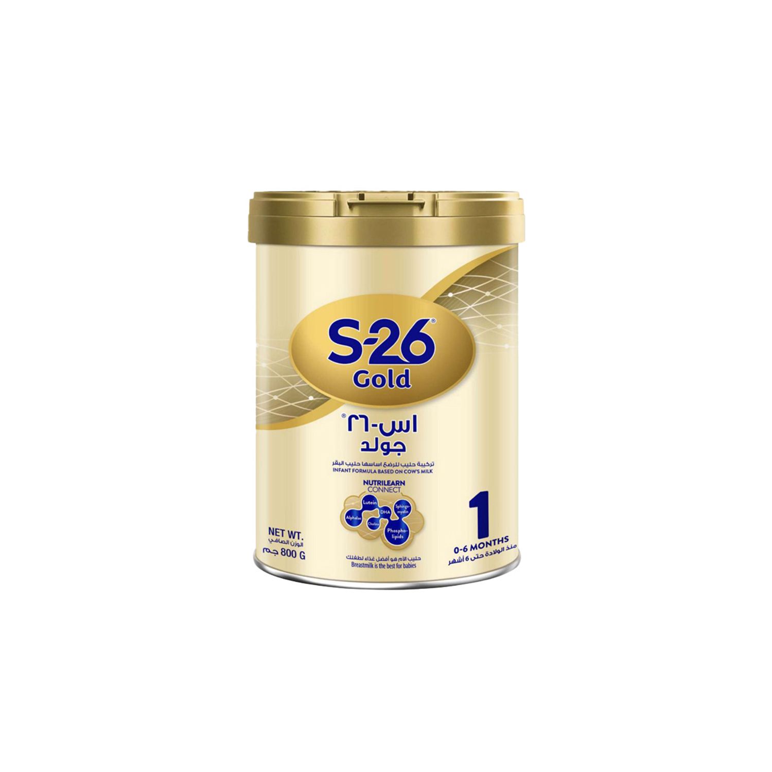 S-26 - Pro Gold Milk Formula - Stage 1- 0-6m , 900 gm