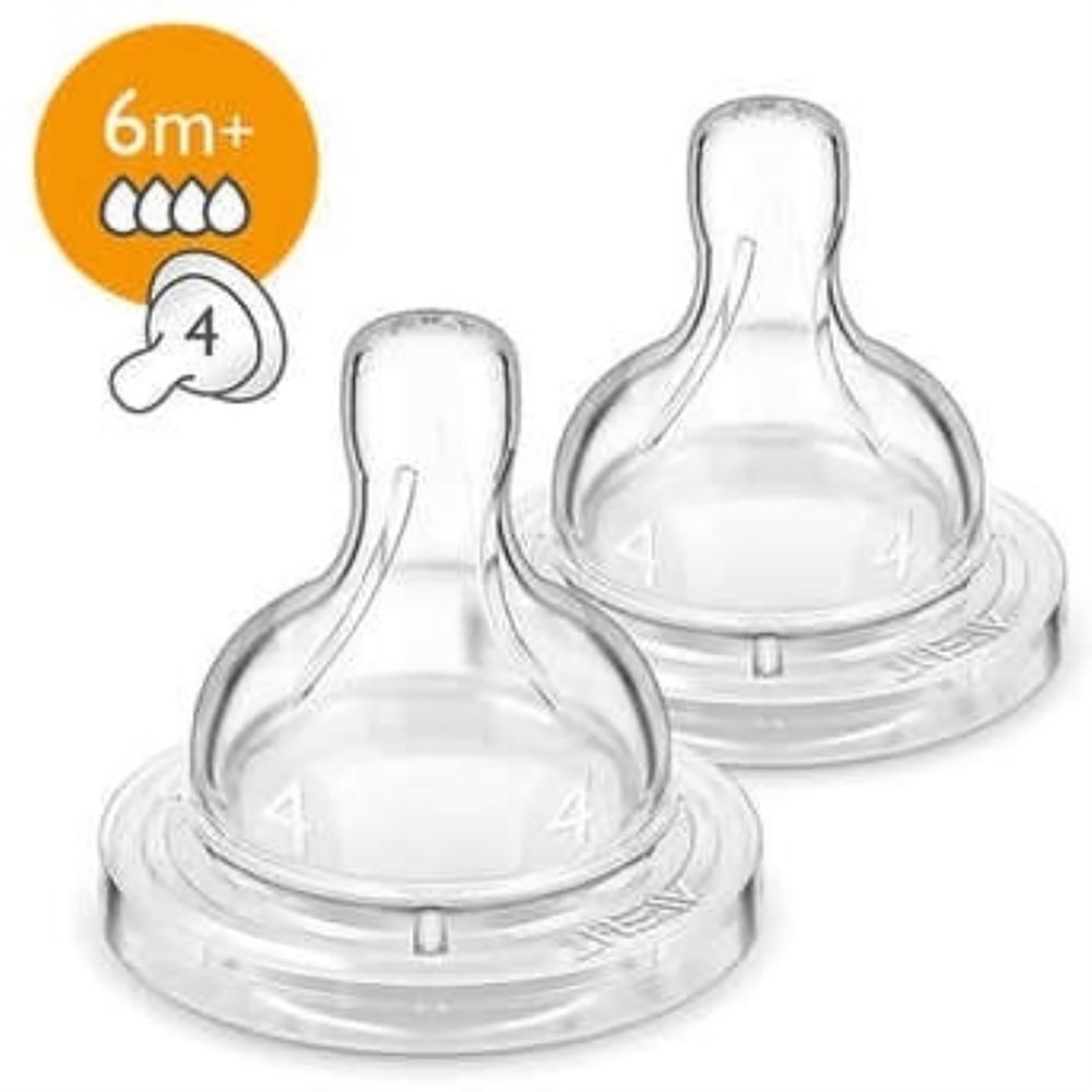 Philips AventAnti-colic baby nipple 6m+/2 pieces