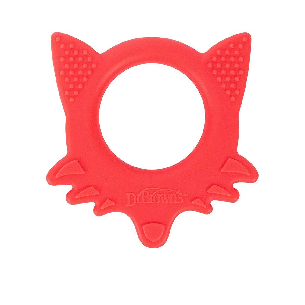 Dr. Browns - Flexees Friends Silicone Fox teether - Red
