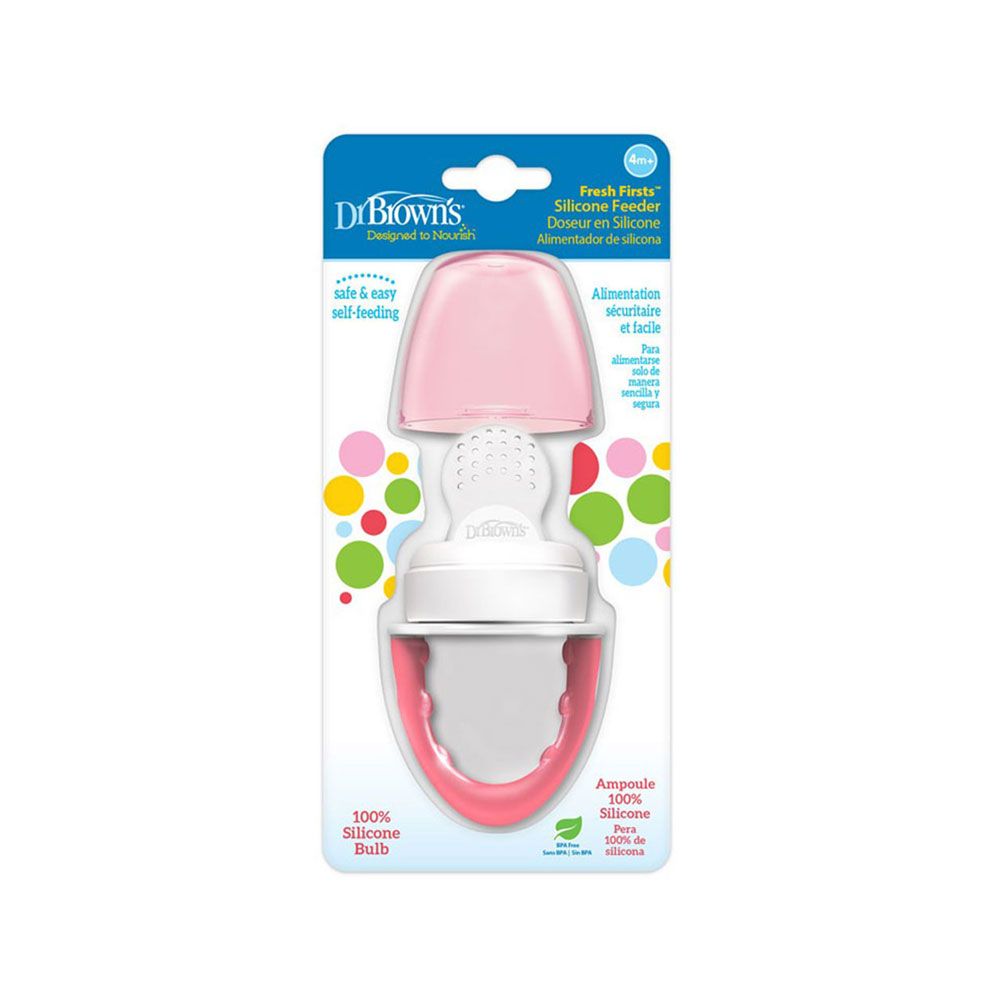 Dr. Browns - Fresh Firsts Silicone Feeder - Pink