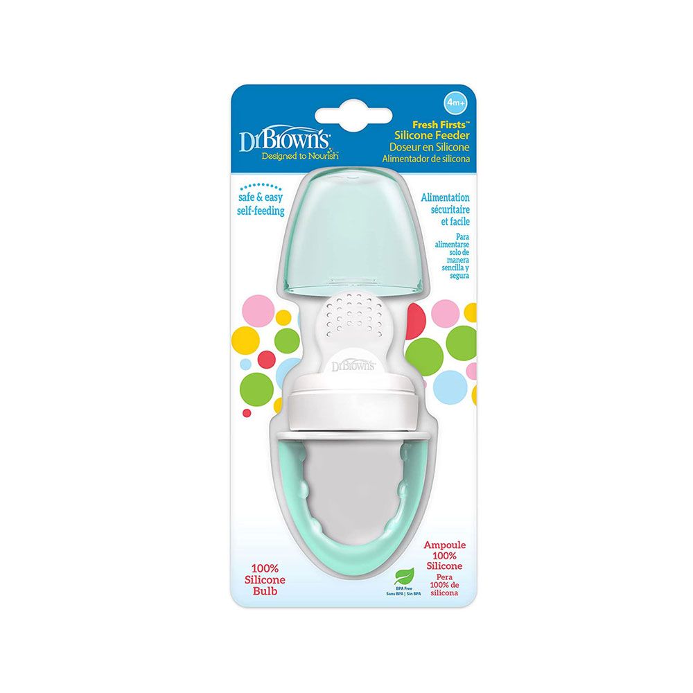 Dr. Browns - Fresh Firsts Silicone Feeder - Mint