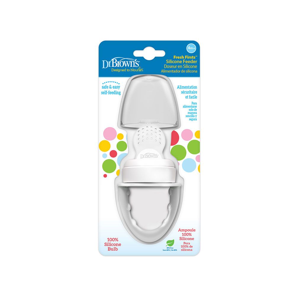 Dr. Browns - Fresh Firsts Silicone Feeder - Grey