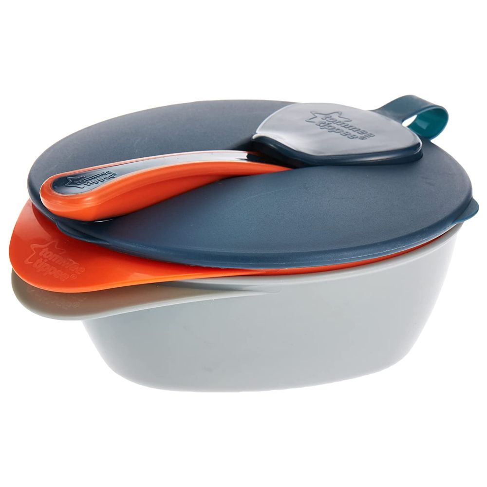 Tommee Tippee كاسة مع ملعقة وغطاء- عدد 2