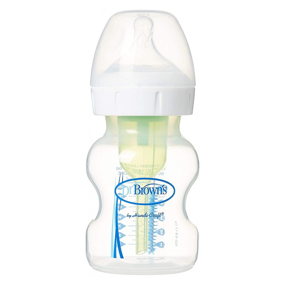 Dr. Brown’s Natural Flow Anti-Colic Options+™ Wide-Neck Baby Bottle- 150 ml