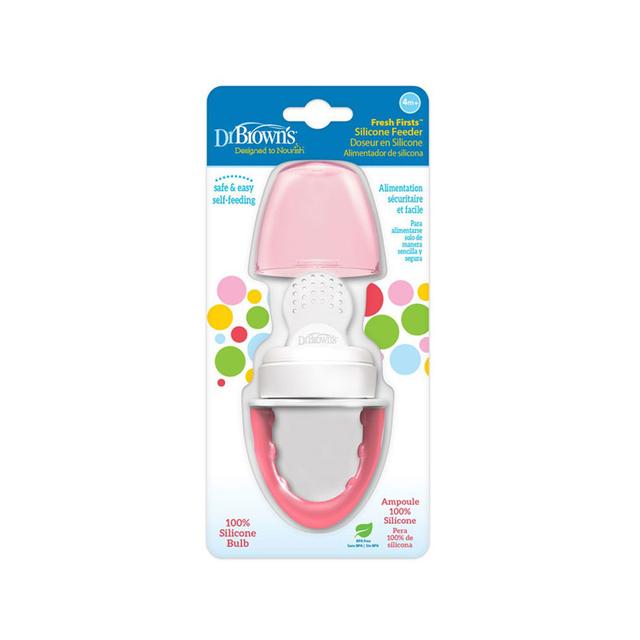 Dr. Browns - Fresh Firsts Silicone Feeder - Pink